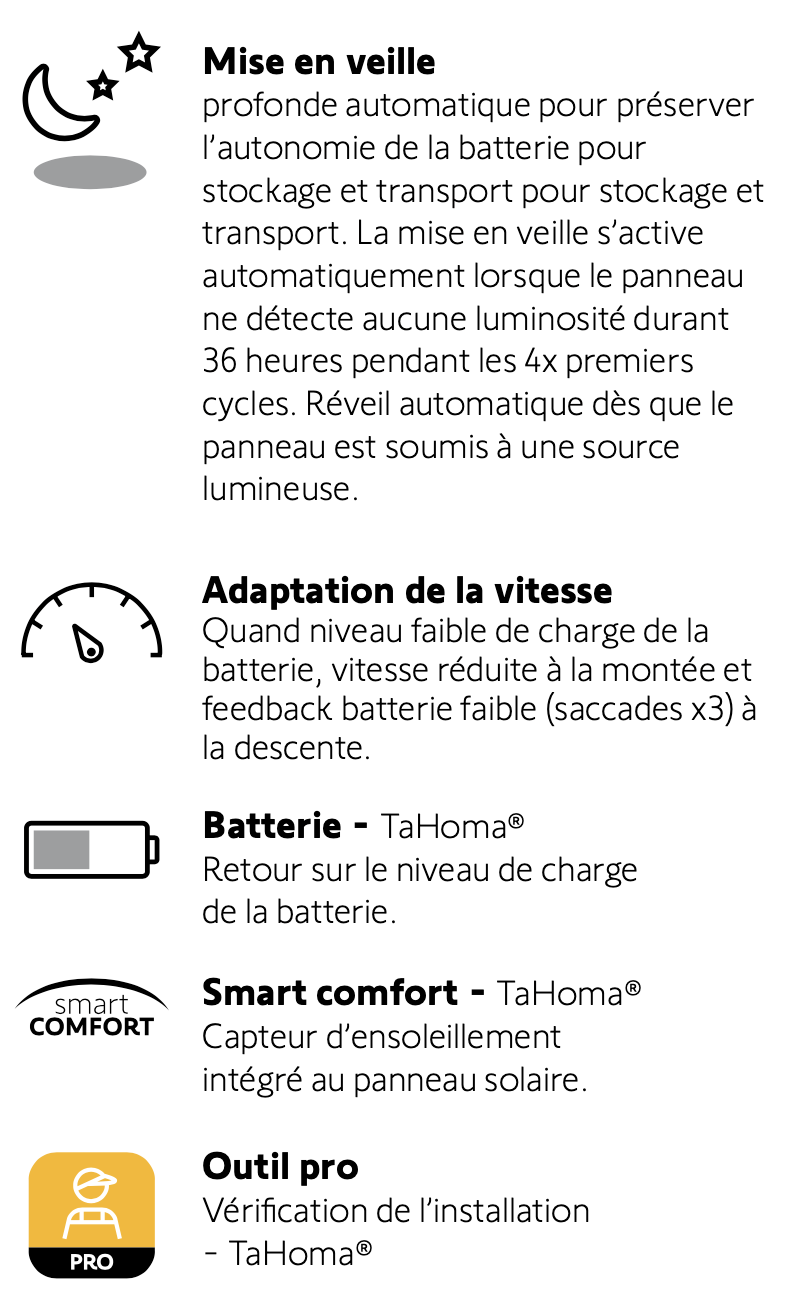 Fonctionnalité RS100